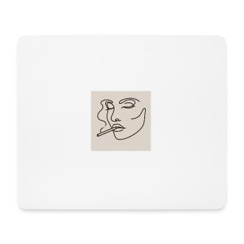 Noir Elegance - Mouse Pad (horizontal) - white - Front
