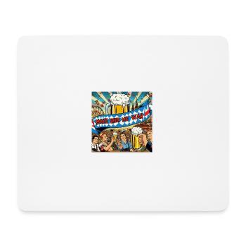 MAKE BEER NO WAR 3 - Mousepad (Querformat) - Weiß - Vorne
