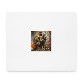 Foxxy Graffiti - Mousepad (Querformat) - Weiß - Vorne