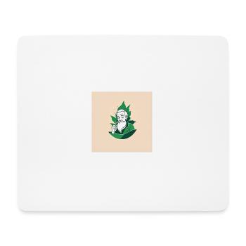 Opa Raucher - Mousepad (Querformat) - Weiß - Vorne
