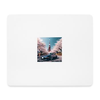 JDM Tower - Mousepad (Querformat) - Weiß - Vorne