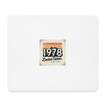 Vintage 1978 limited edition - Mouse Pad (horizontal) - white - Front