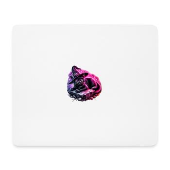Halloween Cat - Mousepad (Querformat) - Weiß - Vorne