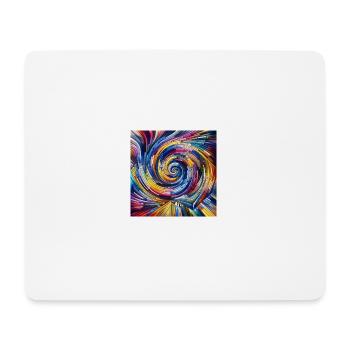 Abstrakte Kunst - Mousepad (Querformat) - Weiß - Vorne