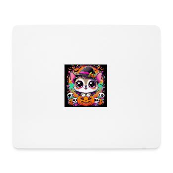 colorfull halloween - Mouse Pad (horizontal) - white - Front