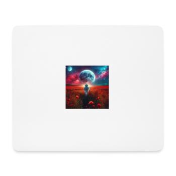 Walking astronaut - Mousepad (Querformat) - Weiß - Vorne