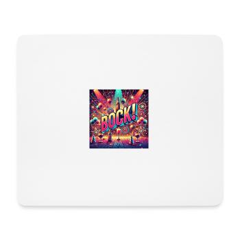 Bist du durch? Hast du BOCK! - Mousepad (Querformat) - Weiß - Vorne