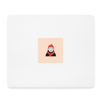 Mönch - Mousepad (Querformat) - Weiß - Vorne