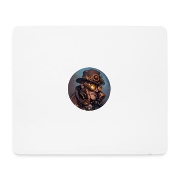 Steampunk-Style: Nostalgie trifft Technik - Mousepad (Querformat) - Weiß - Vorne
