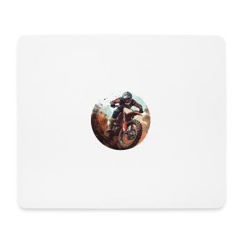 Experience unlimited freedom on motocross - Mouse Pad (horizontal) - white - Front