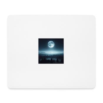 Vollmond Texts - Mousepad (Querformat) - Weiß - Vorne