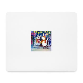 Animal Carnival - Mouse Pad (horizontal) - white - Front