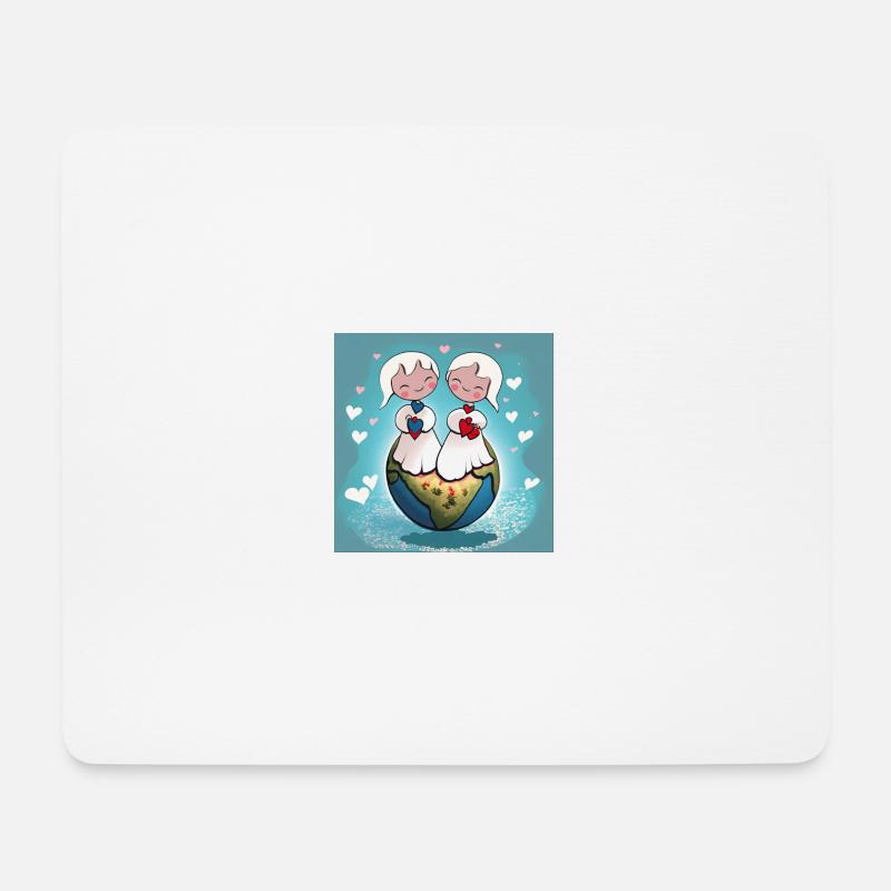 Angels - Mouse Pad (horizontal) - white