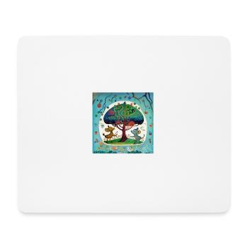 L’arbre de vie - Tapis de souris (format paysage) - blanc - Devant