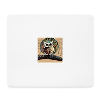 Was "schaue" ich? - Mousepad (Querformat) - Weiß - Vorne