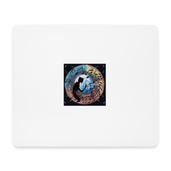 Ma musique - Tapis de souris (format paysage) - blanc - Devant