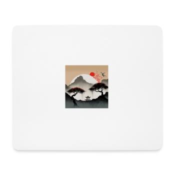 Chinese landscape - Mouse Pad (horizontal) - white - Front