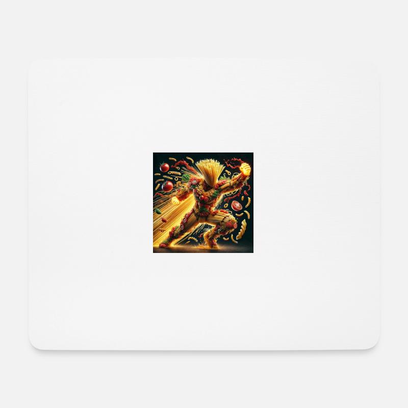 Pastaman - Mousepad (Querformat) - Weiß