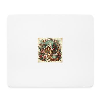 Nostalgic Christmas Design - Mouse Pad (horizontal) - white - Front
