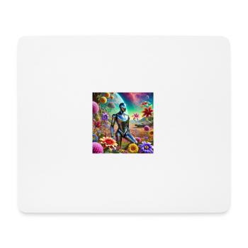 Roboter - Mousepad (Querformat) - Weiß - Vorne