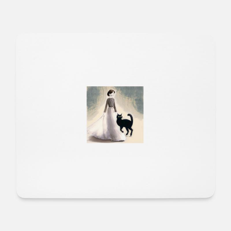 About a cat that... - Mouse Pad (horizontal) - white