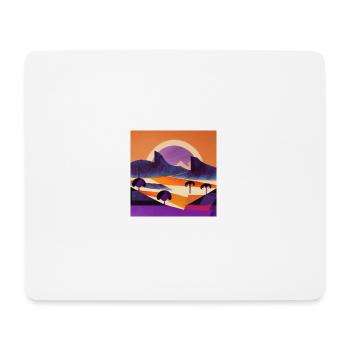 Shelter - Mouse Pad (horizontal) - white - Front