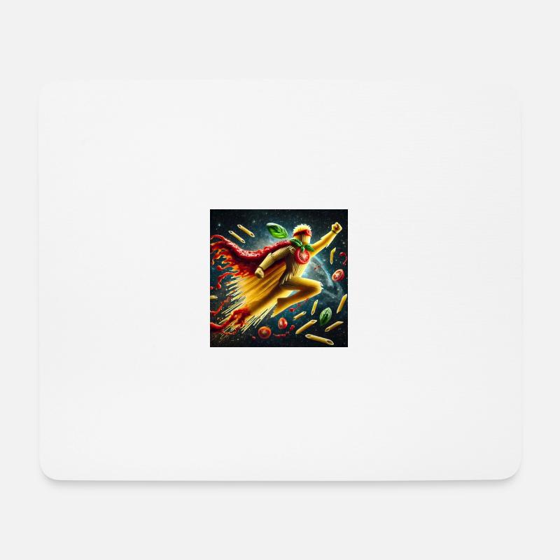 Spagettiman - Mousepad (Querformat) - Weiß