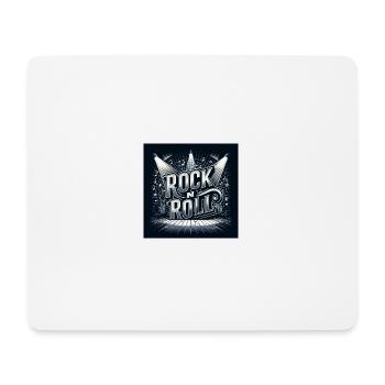 Rock n roll - Tapis de souris (format paysage) - blanc - Devant