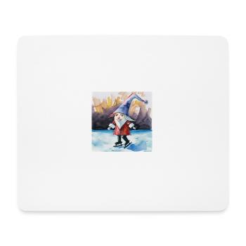 Je suis heureux - Tapis de souris (format paysage) - blanc - Devant