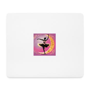 Danse de la lune - Tapis de souris (format paysage) - blanc - Devant