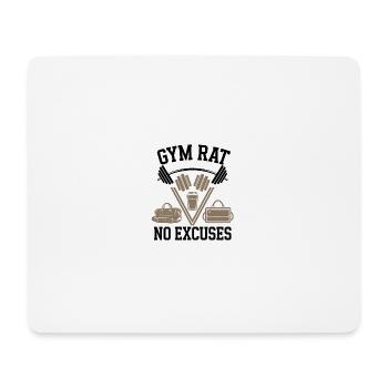 Gym Pumpcover motivation gym wear - Mouse Pad (horizontal) - white - Front