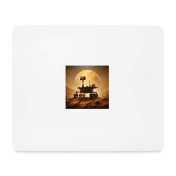 Rover auf Mars: Die Entdeckung beginnt - Mousepad (Querformat) - Weiß - Vorne