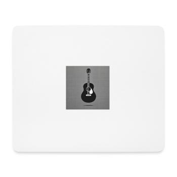 Guitar - Vintage - Rock - Band - Freedom - Mouse Pad (horizontal) - white - Front