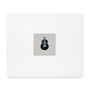 Guitar - Vintage - Rock - Band - Freedom - Mouse Pad (horizontal) - white - Front