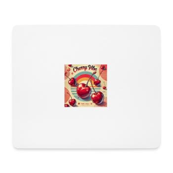 Süße Kirsch-Vibes – Nostalgisch & Verspielt - Mousepad (Querformat) - Weiß - Vorne