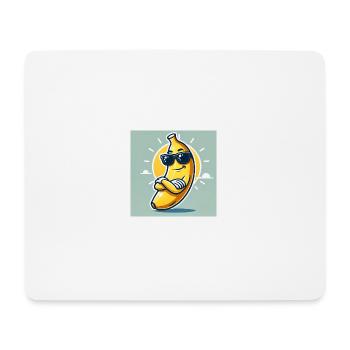 Banana Style: Sunny & Smooth - Mouse Pad (horizontal) - white - Front