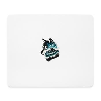 Loup - Mousepad (Querformat) - Weiß - Vorne