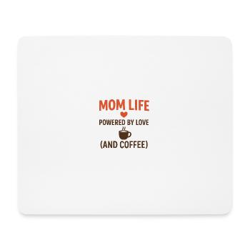 Funny Mother’s Day Gift for Coffee-Loving Moms - Mouse Pad (horizontal) - white - Front