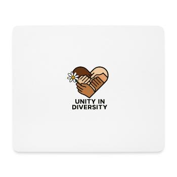 Unity in Diversity - Mouse Pad (horizontal) - white - Front