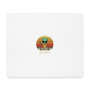 Alien Skater - Tattoo - Old School - Mousepad (Querformat) - Weiß - Vorne
