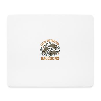 Camping Chaos Crew 🦝🔥🌲 - Mousepad (Querformat) - Weiß - Vorne
