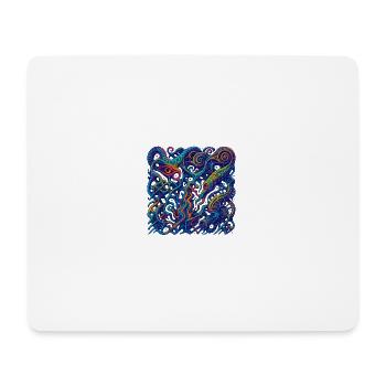 Halluzinationsgitter - Mousepad (Querformat) - Weiß - Vorne