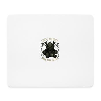 Dark Roast Coffee Demon - Mouse Pad (horizontal) - white - Front