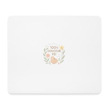 "100% softness péï" baby and accessories - Mouse Pad (horizontal) - white - Front