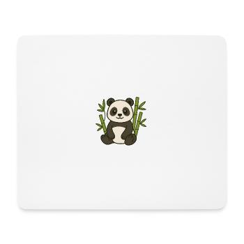 Panda in the bamboo forest - Mouse Pad (horizontal) - white - Front