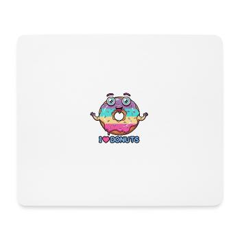 Crazy Donut - Mouse Pad (horizontal) - white - Front
