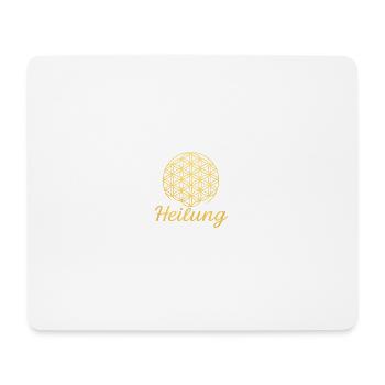 Blume des Lebens - Heilung - Mousepad (Querformat) - Weiß - Vorne