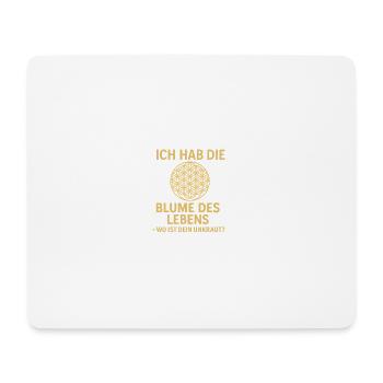 Blume des Lebens - Humor - Mousepad (Querformat) - Weiß - Vorne