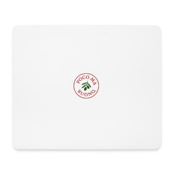 Vitales Olivenblatt Design - Mousepad (Querformat) - Weiß - Vorne