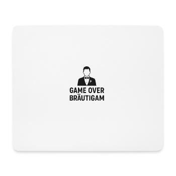 Hochzeit Bräutigam Game Over - Mousepad (Querformat) - Weiß - Vorne